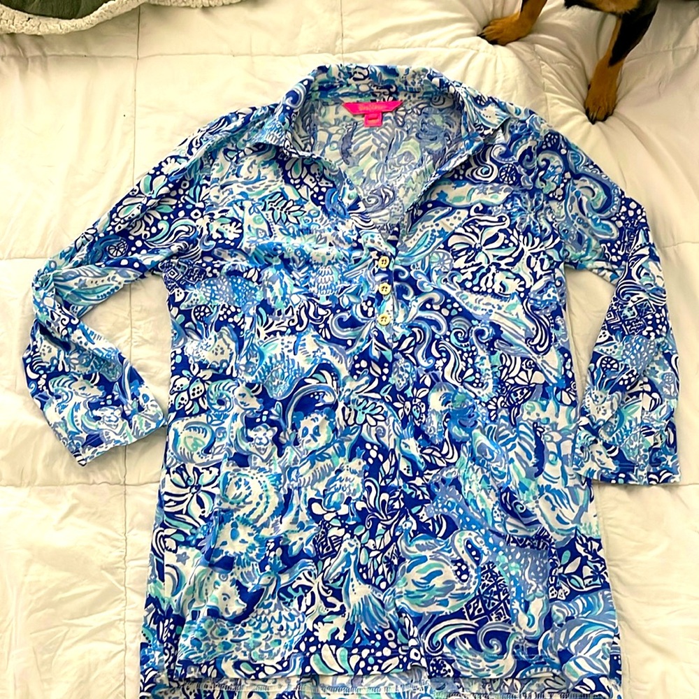 Lilly Pulitzer collared shirt